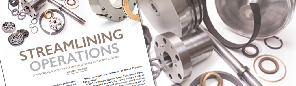 Gas Compression Magazine article about the launch of Dover Precision Components
